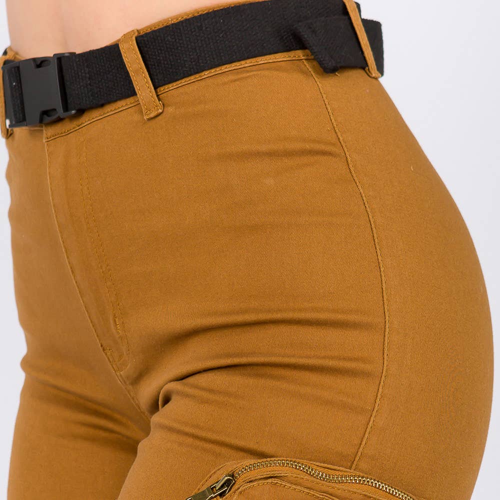 High Waist Cargo Joggers