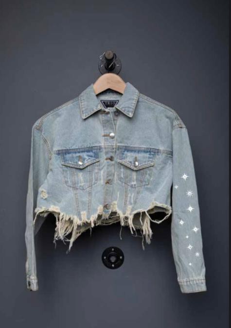 Denim Crop Jacket