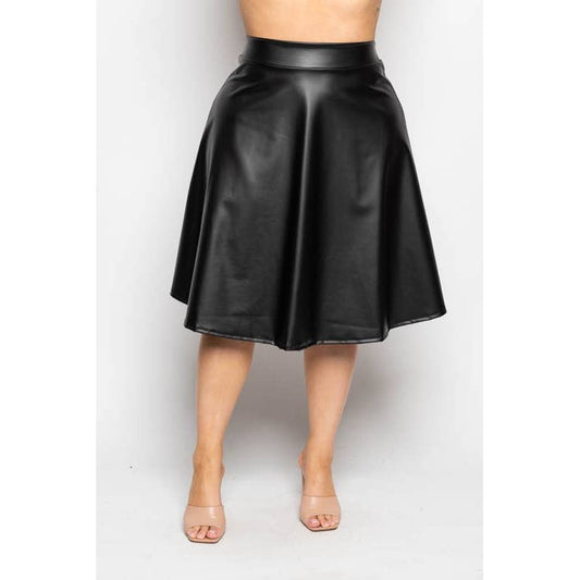 Flare Midi Skirt